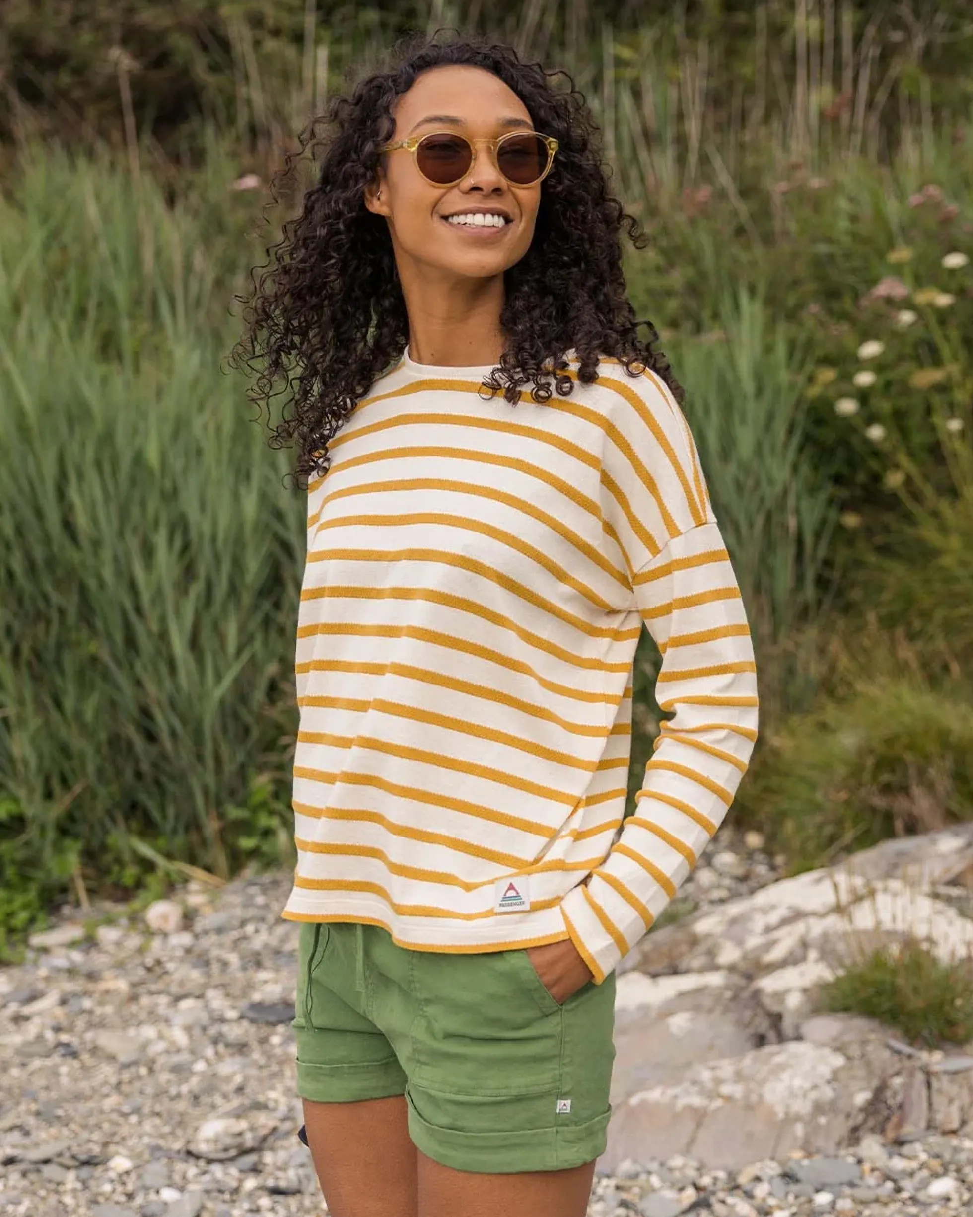 Women's Misty Stripe LS T-Shirt