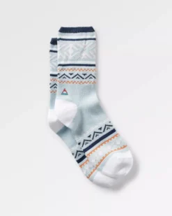 Women's Organic Mid-weight Patterned Socks