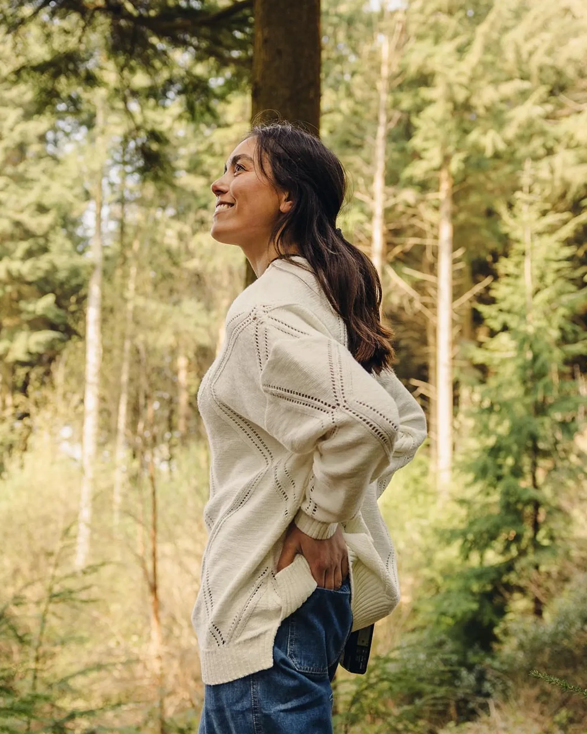 Women's Palm Organic Oversized Knitted Jumper