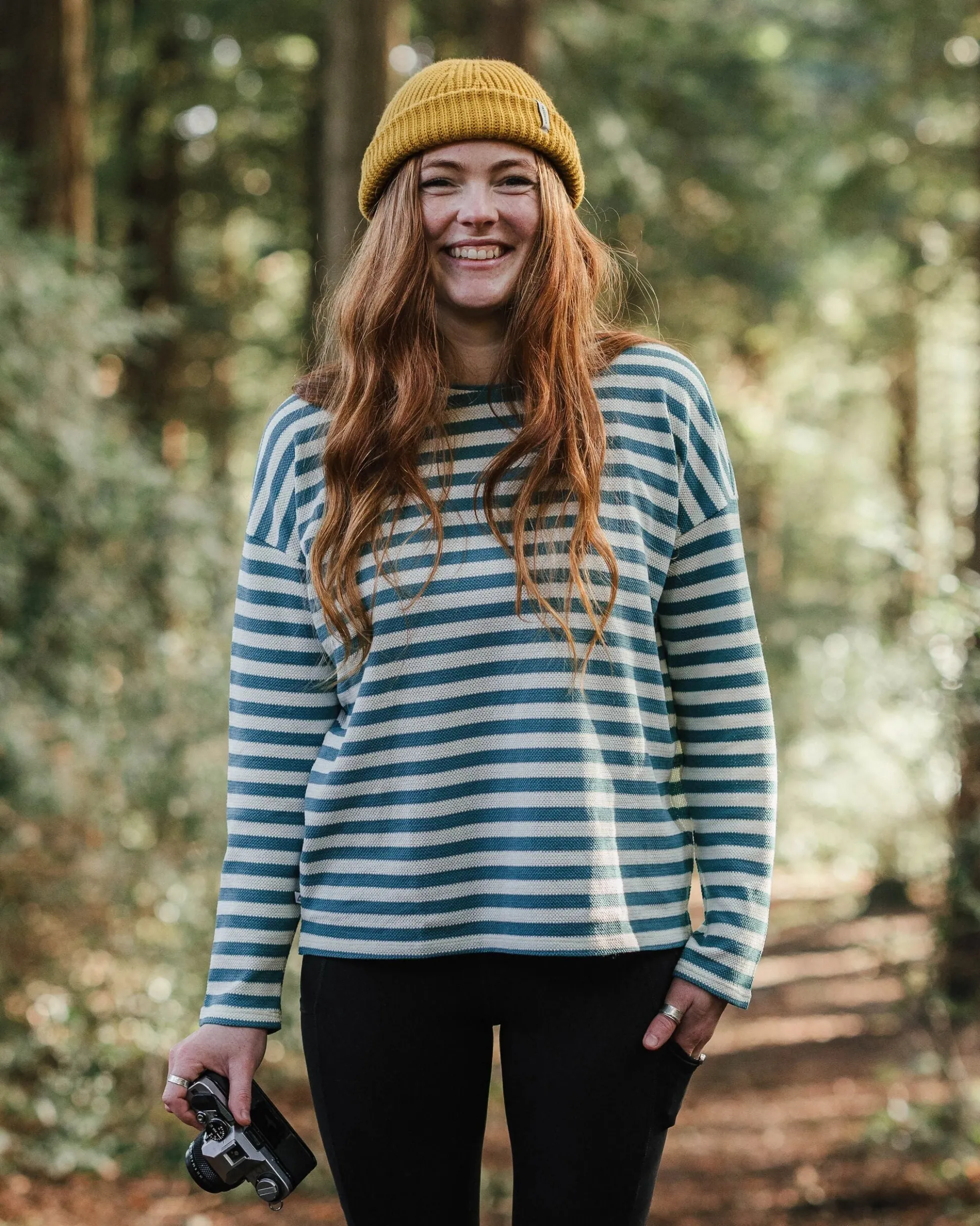 Women's Panorama Striped LS T-Shirt