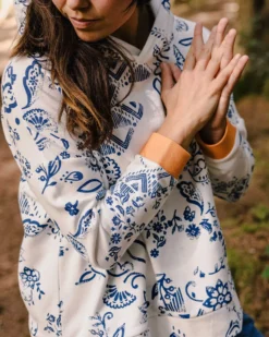 Women's Patchwork Hoodie