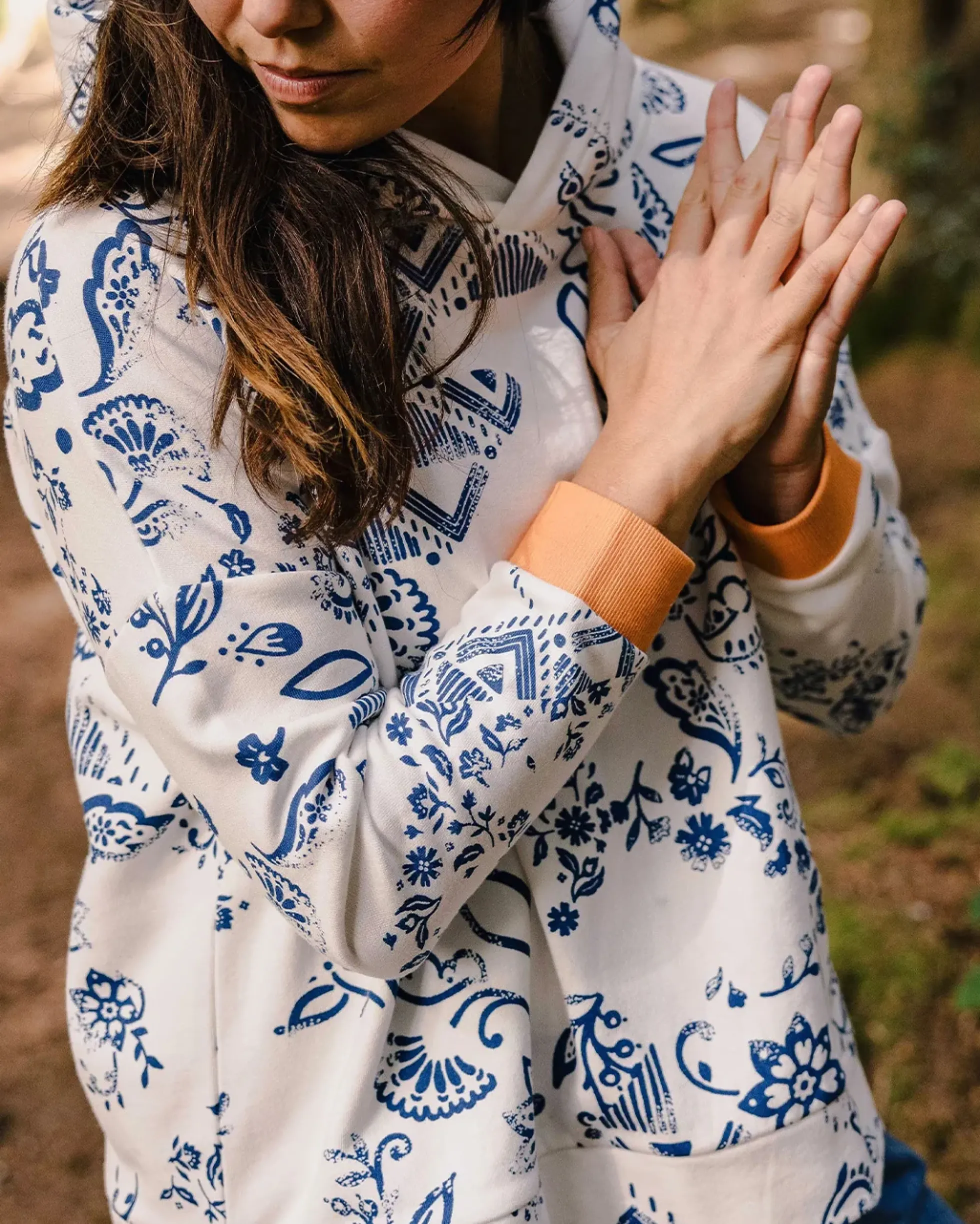 Women's Patchwork Hoodie