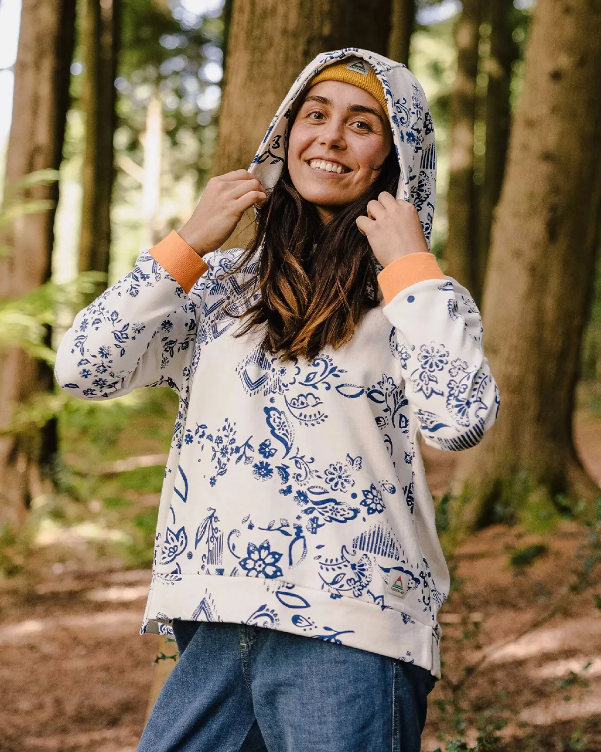 Women's Patchwork Hoodie