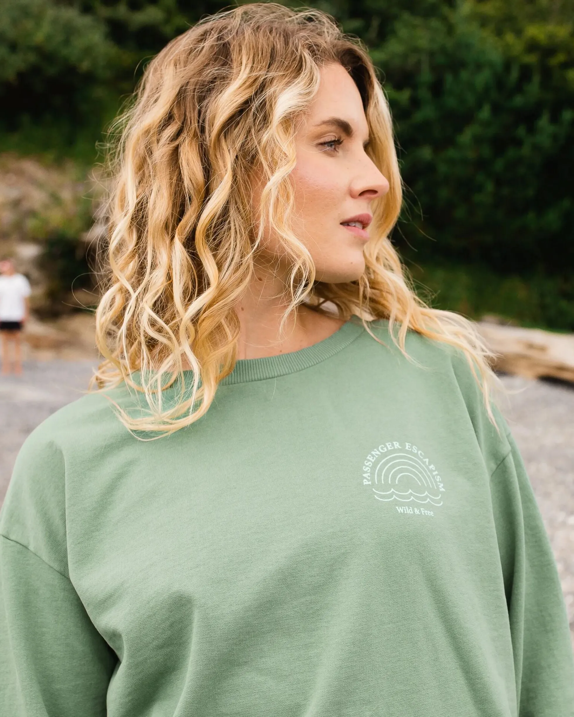 Women's Rainbow Oversized Sweatshirt