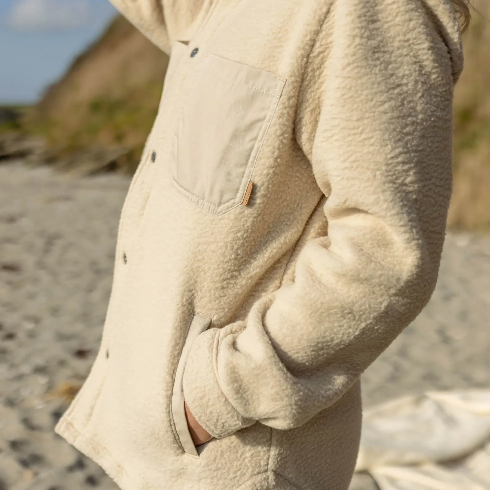Women's Rappel Sherpa Fleece Oversized Shirt