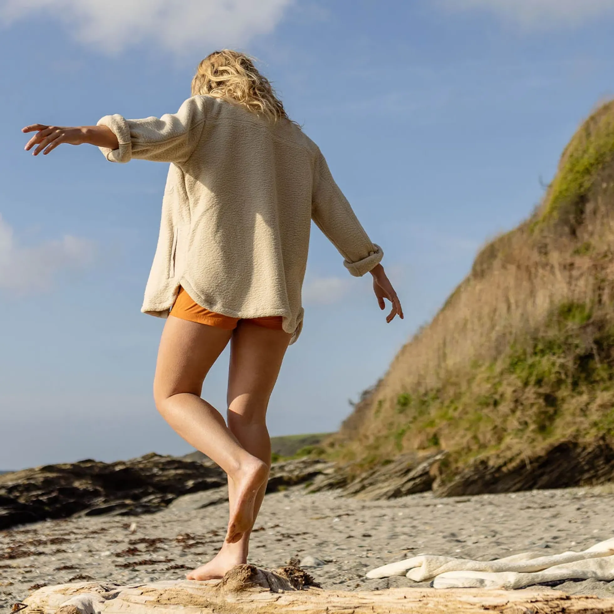 Women's Rappel Sherpa Fleece Oversized Shirt