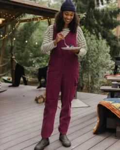 Women's Refuel Organic Cotton Cord Dungarees