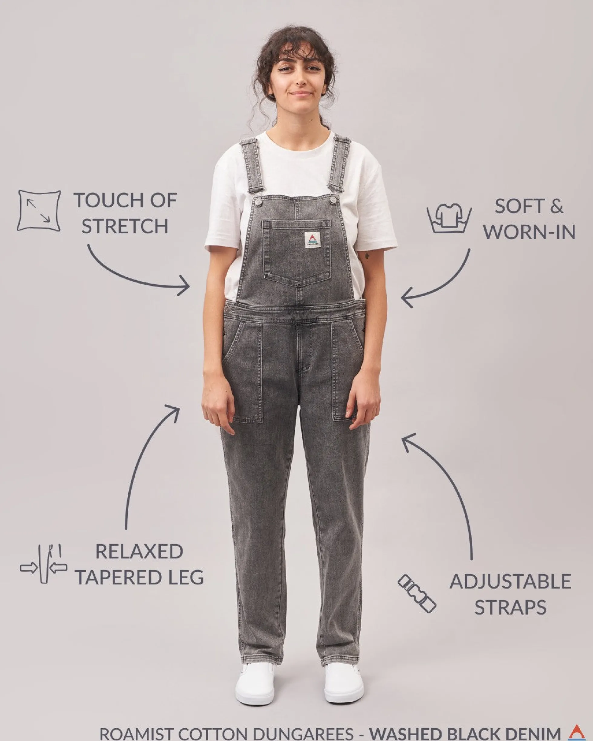 Women's Roamist Organic Cotton Dungarees
