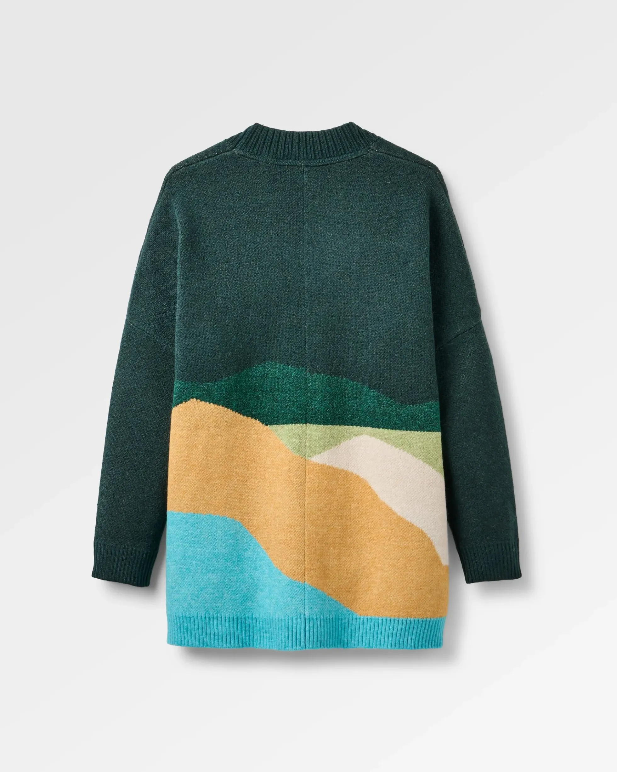 Women's Scenic Long Knitted Cardigan