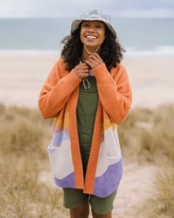 Women's Scenic Long Knitted Cardigan