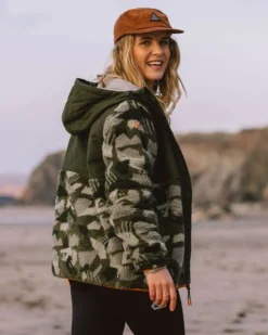 Women's Sefton Deep-Pile Sherpa Full Zip Fleece