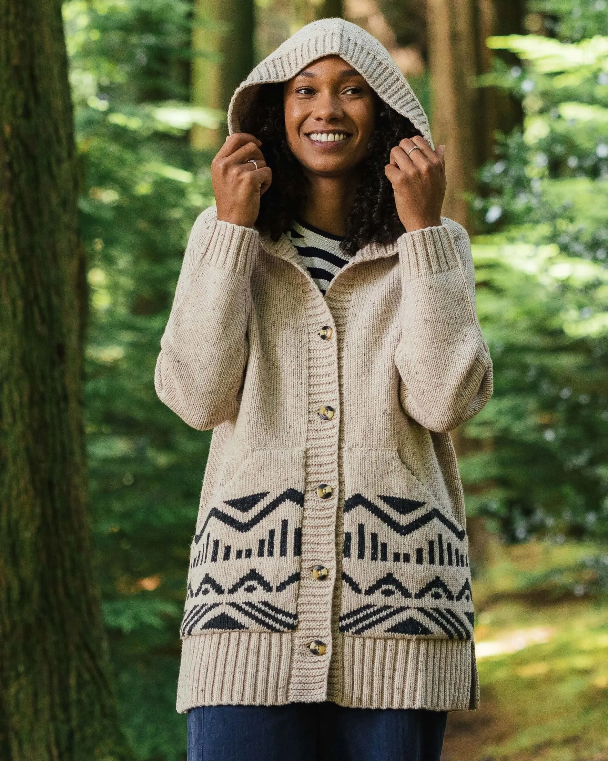 Women's Snoozle Knitted Hooded Cardigan