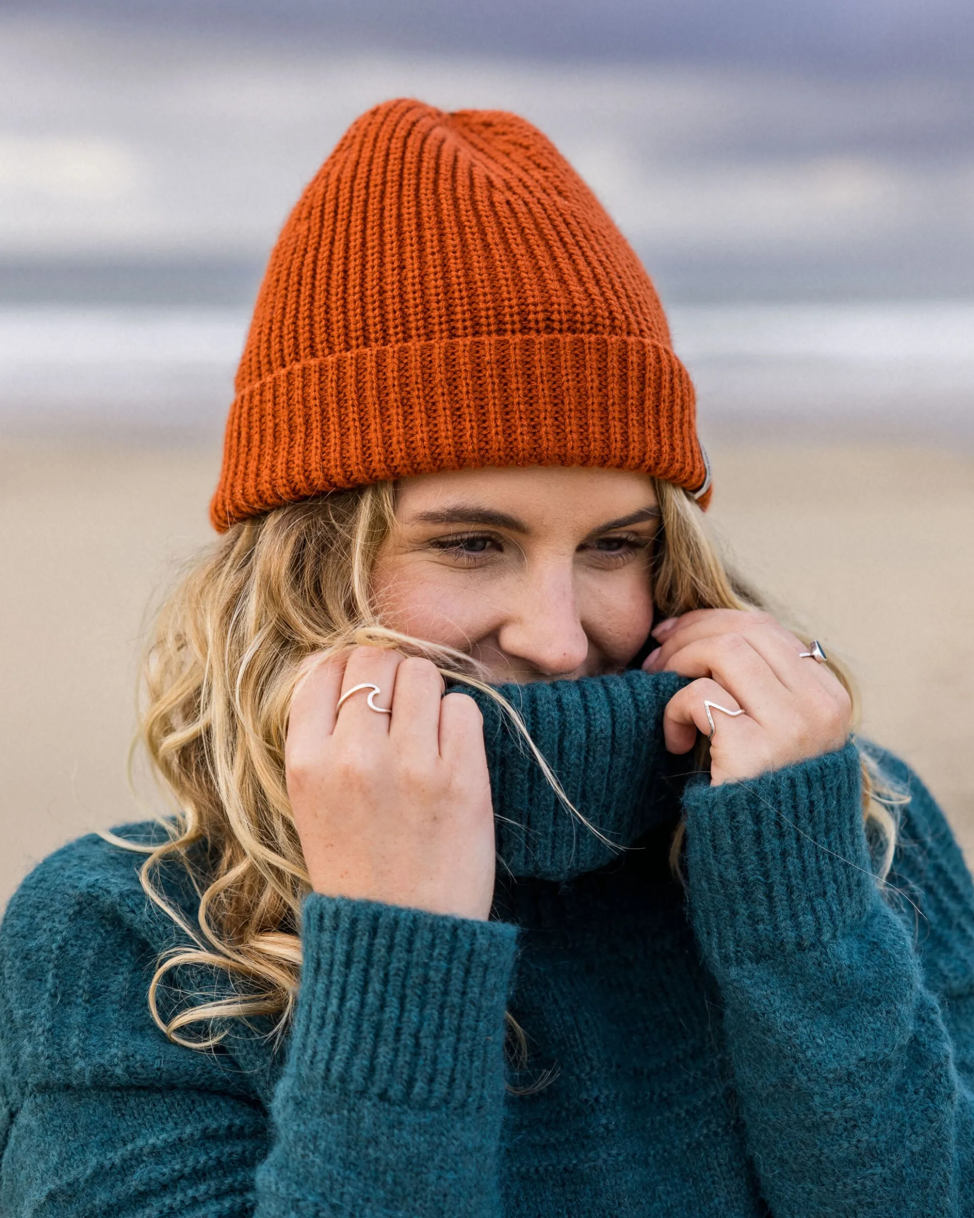 Women's Snug Polo Neck Knitted Jumper