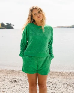 Women's Vibes Textured LS Top